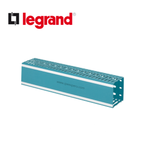 Canaleta ranurada de PVC 80x80mm LINA25 2mts - LEGRAND