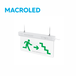 Luminaria de emergencia señal LED CSL-Escalera 1W MACROLED
