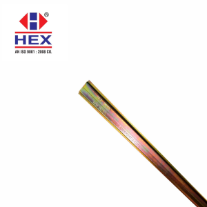 Riel DIN simétrico 35×7.5x1mm sin perforación 2mts - HEX