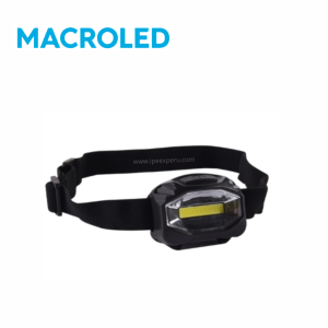Linterna para casco 3W 120Lm + correa de sujeción MACROLED