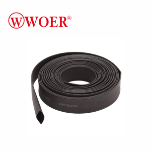 Manga Termocontraible F-90 Negro (Rollo de 25m.) - Woer