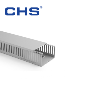 Canaleta Ranurada 80x100x2000mm Color Gris - CHS