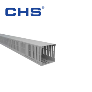 Canaleta Ranurada 80x80x2000mm Color Gris - CHS