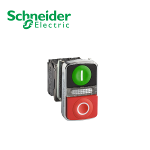 Pulsador luminoso doble c/LED 24VAC/DC NA+NC SCHNEIDER ELECTRIC