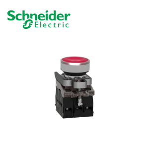 Pulsador luminoso rasante rojo 22mm 24VAC/DC NA+NC SCHNEIDER ELECTRIC
