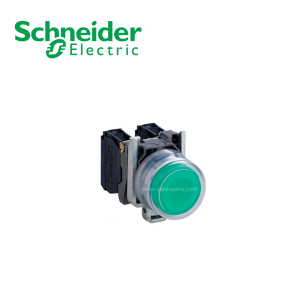 Pulsador no luminoso c/capuchón verde 22mm 1NA IP66 SCHNEIDER ELECTRIC