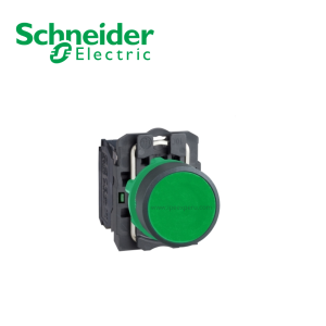 Pulsador no luminoso rasante verde 22mm 1NA IP66 SCHNEIDER ELECTRIC