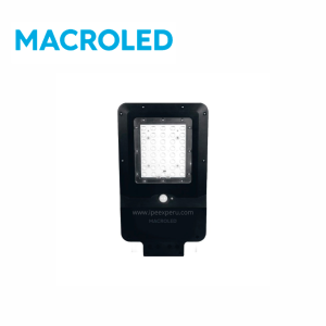 Luminaria solar de alumbrado público SSSL 15W 6000K 1500Lm MACROLED