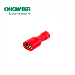 Terminal Hembra Aislado PVC Rojo 22-16 AWG (0.5-1.5mm²) - CNHOWDER