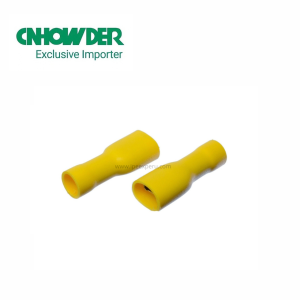 Terminal Hembra Aislado PVC Amarillo 12-10 AWG (4-6mm²) - CNHOWDER