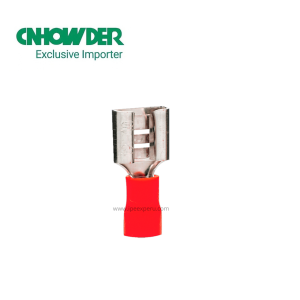 Terminal Hembra Aislado Rojo 5.8mm (ancho) – 22-16 AWG (0.5-1.5mm²) - CNHOWDER