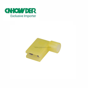 Terminal Hembra Nylon Aislado Tipo Bandera Amarillo 12-10 AWG (4-6mm²) - CNHOWDER
