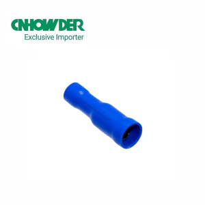 Terminal Hembra Tipo Bala Aislado Azul 16-14 AWG (1.5-2.5mm²) - CNHOWDER