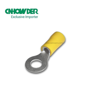 Terminal Ojal Aislado Amarillo 1/8″ (3.5mm) – 12-10 AWG (4-6mm²) – CNHOWDER