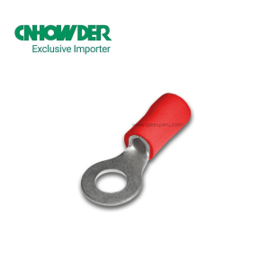 Terminal Ojal Aislado Rojo 1/2″ (12mm) – 22-16 AWG (0.5-1.5mm²) – CNHOWDER