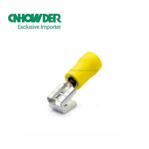 Terminal Rápido Doble Macho-Hembra Aislado Amarillo 12-10 AWG (4-6mm²) - CNHOWDER