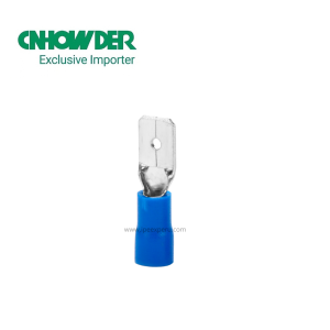 Terminal Macho Aislado Azul 3.8mm (2.8mm ancho) – 16-14 AWG (1.5-2.5mm²) - CNHOWDER