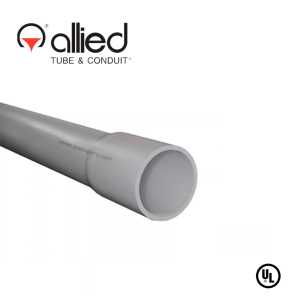 TUBO CONDUIT PVC SCH40 DE 1 1/2″ UL651 3MTR ALLIED